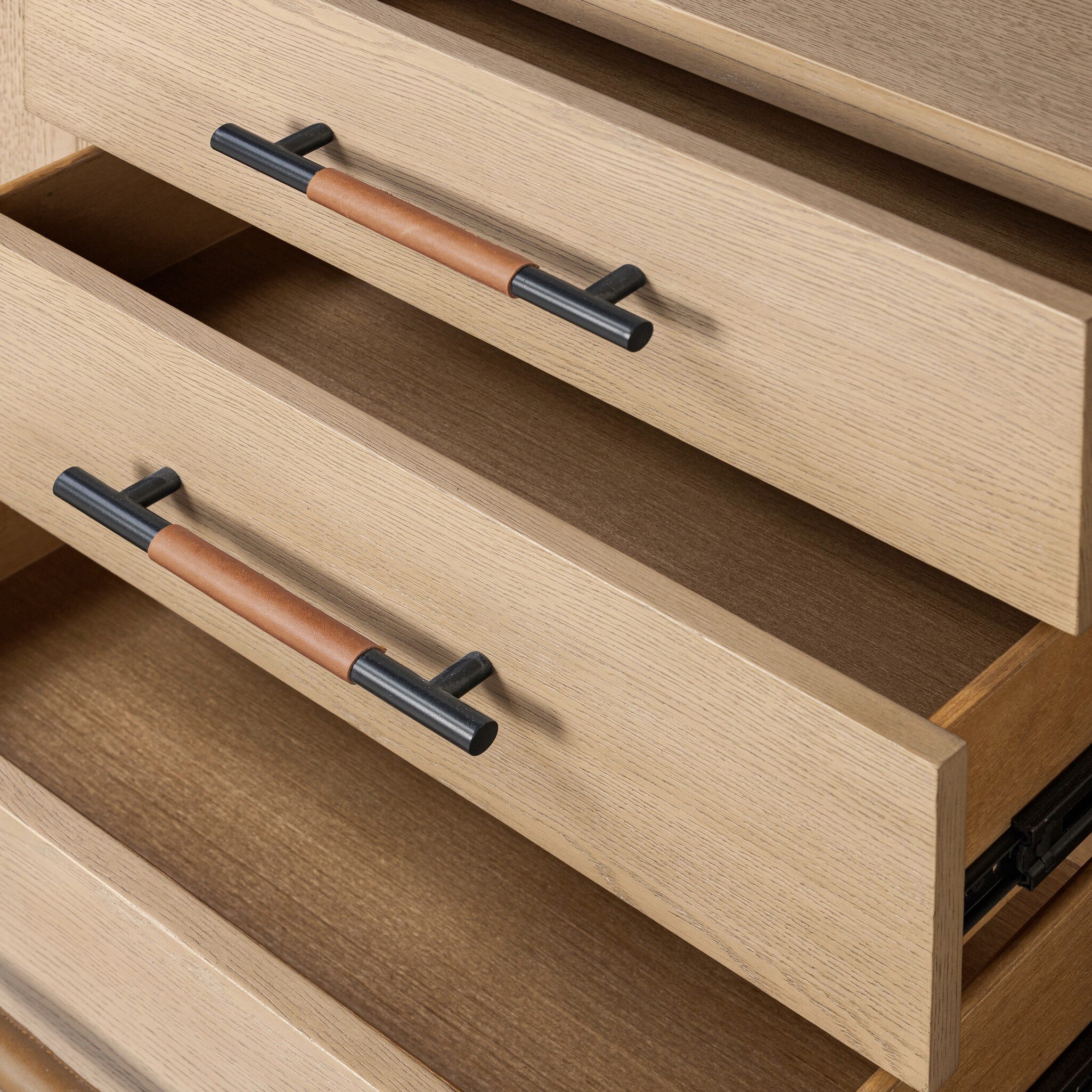 Rosedale Media Console - Yucca Oak Veneer - Image 10