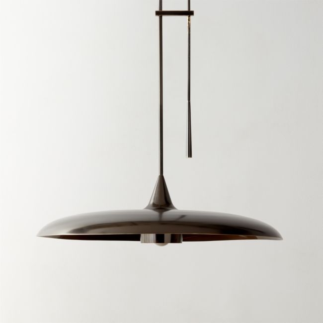 Brio Blackened Brass Pendant Light - Image 0