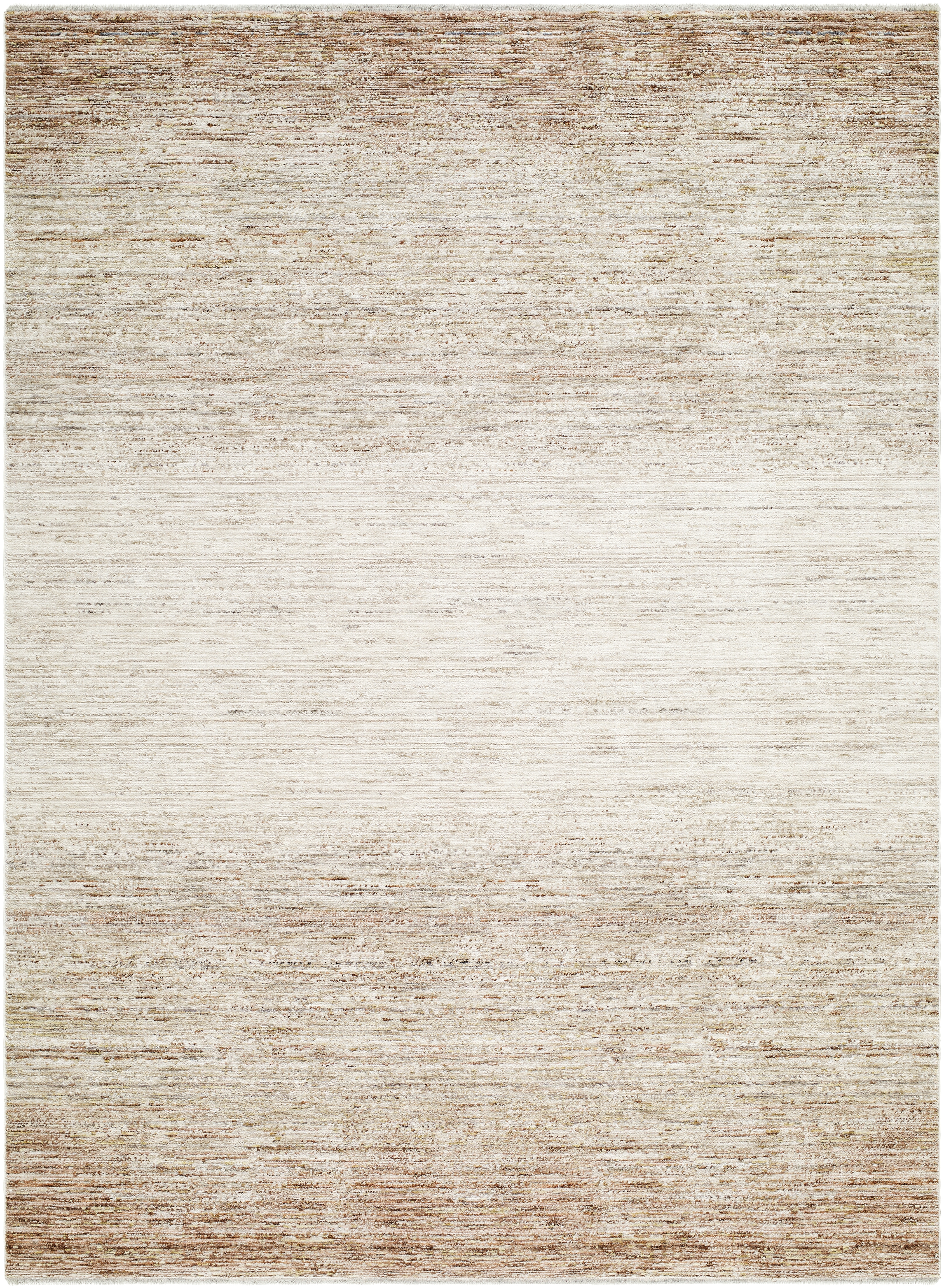 Mansfield White Indoor 6'7" x 9' Machine Woven Rug - Image 0