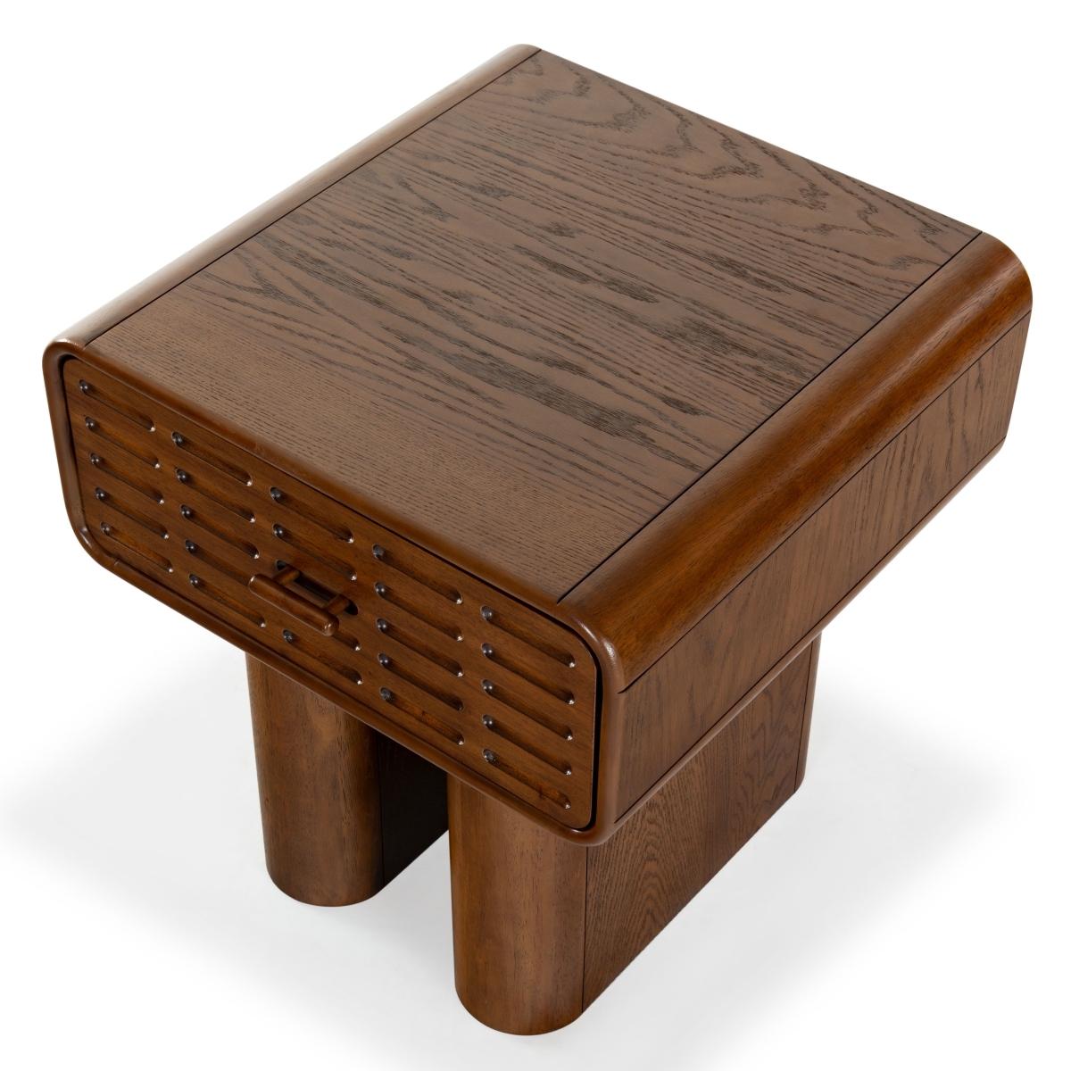 Torricelli 1 Drawer Nightstand - Medium Oak - Image 5
