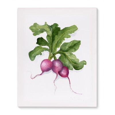 Radishes by Jayne Conte - Unframed Painting Print on Canvas - Image 0