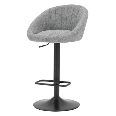 Avallon Fabric Gaslift Swivel Bar Stool, (Set Of 2) - Image 0