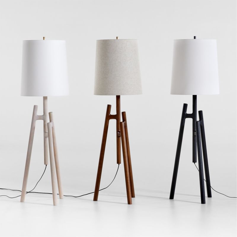 Lockeland Natural Wood Tripod Floor Lamp 67" - Image 3
