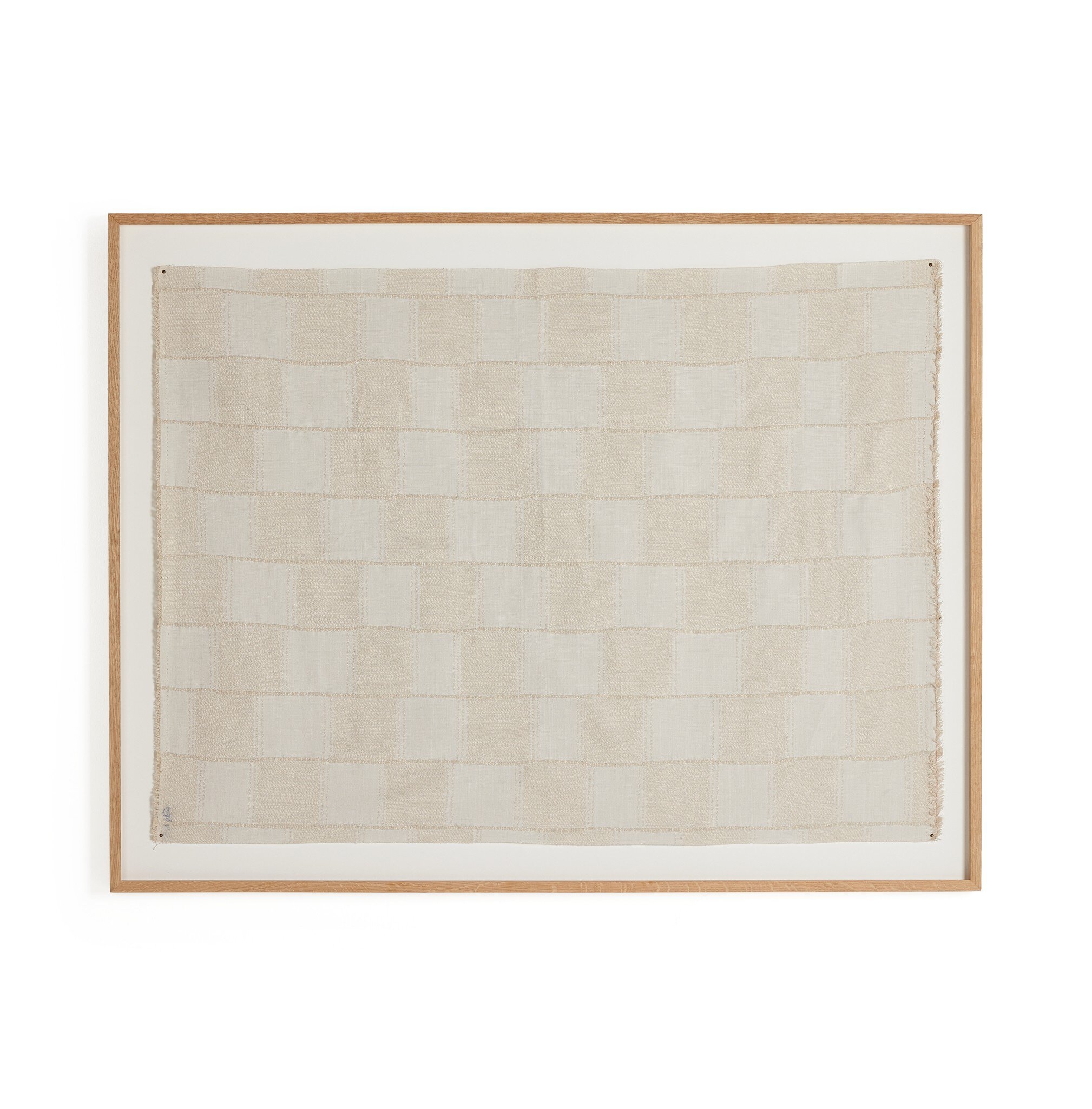 Thomwell Woven Textile by FH Art Studio - Vertical Grain 2.5 White Oak - Image 0