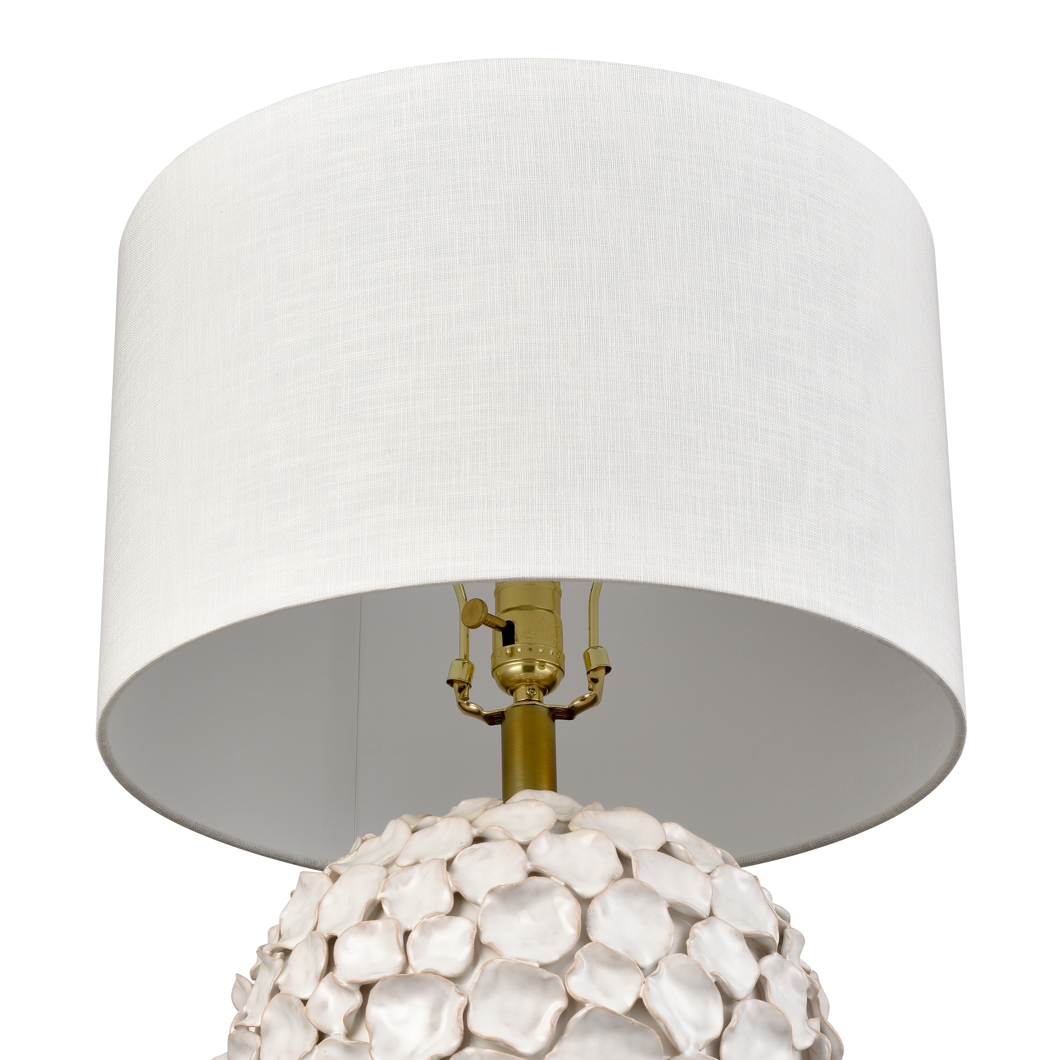 Gloria 23'' High 1-Light Table Lamp - White Glaze - Image 4