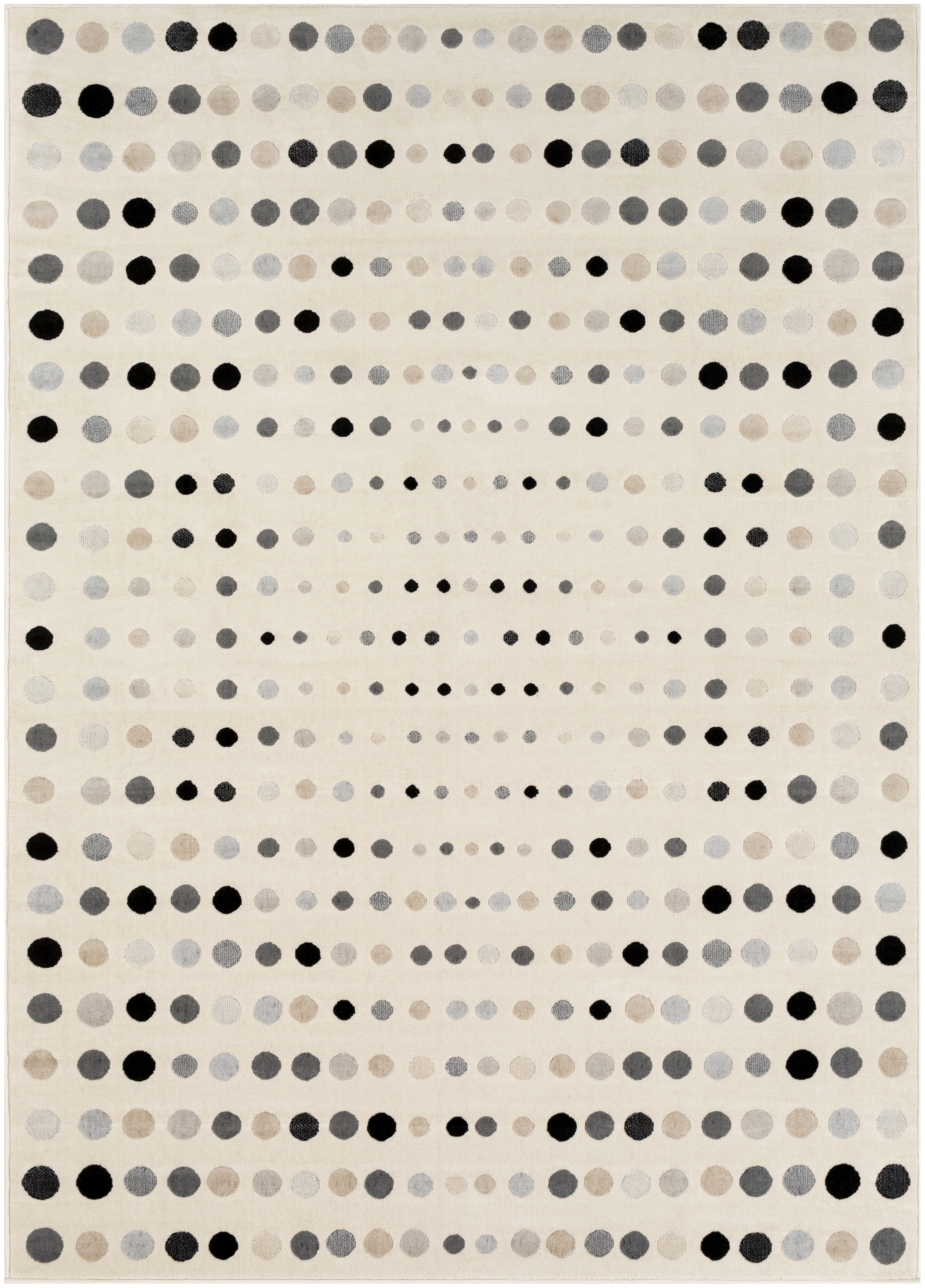 City Gray Indoor 2' x 2'11" Machine Woven Rug - Image 0