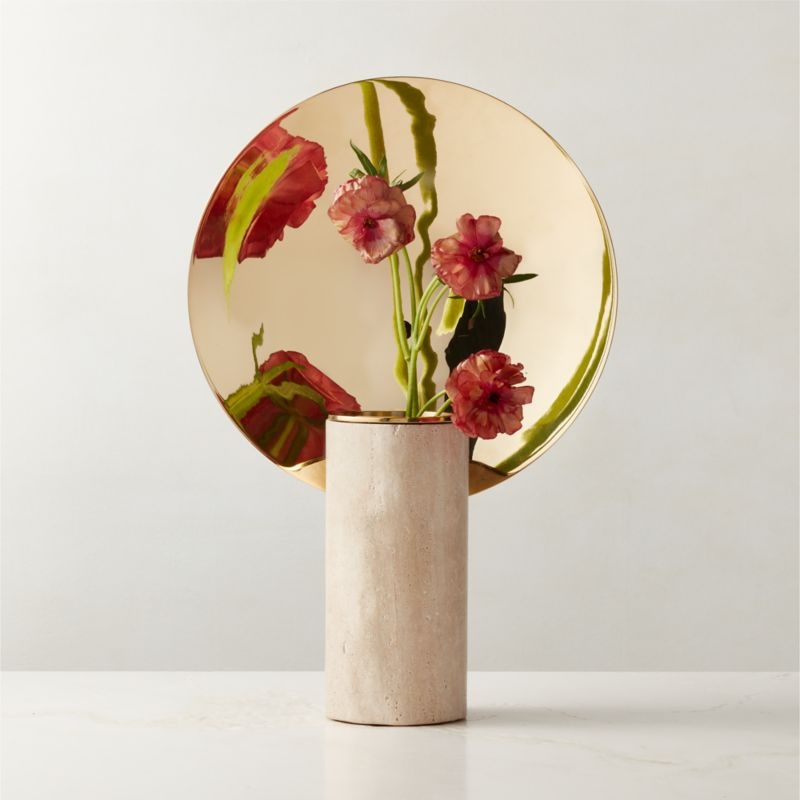 Parade Reflect Travertine Vase - Image 1