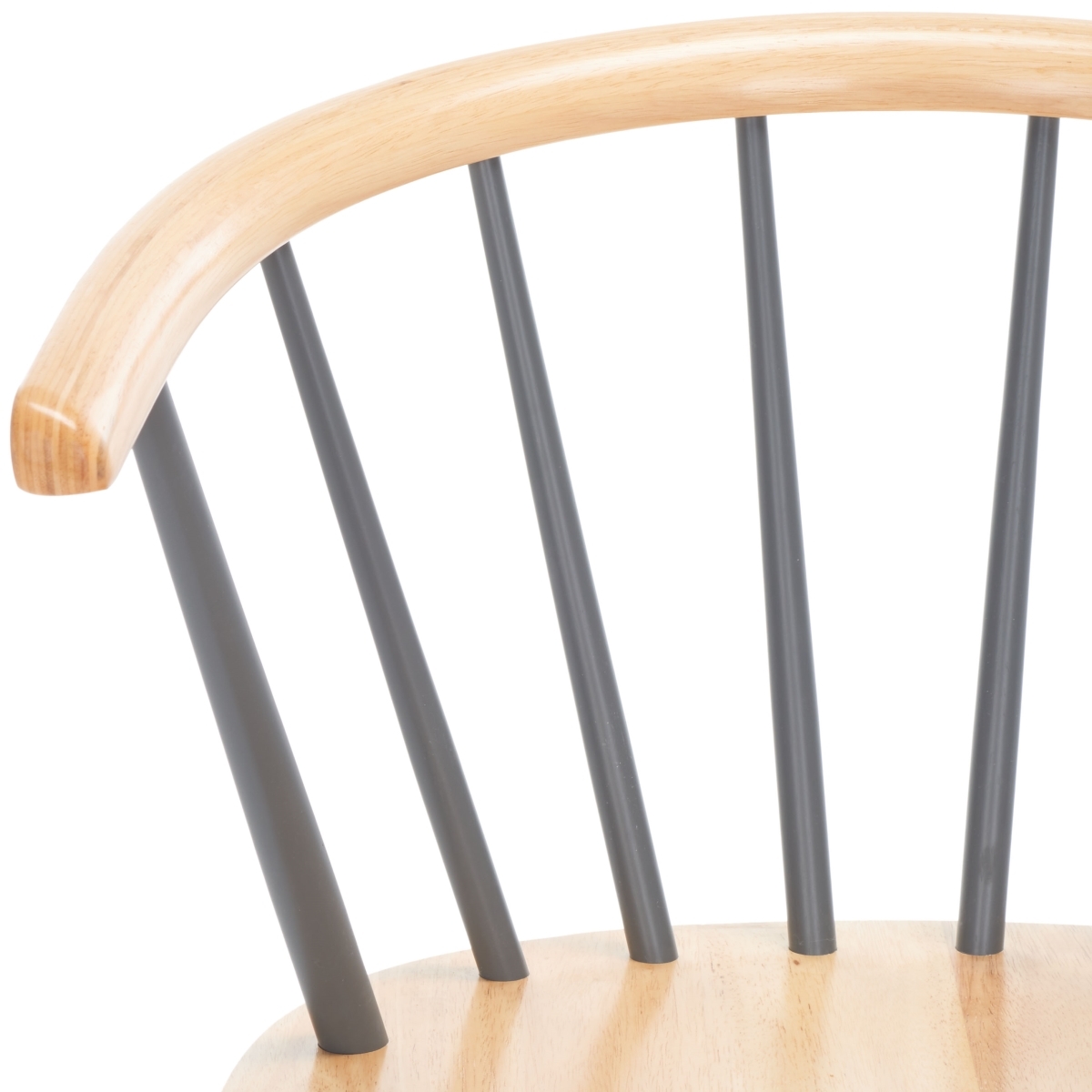 Blanchard Counter Stool - Natural / Grey - Safavieh - Image 2