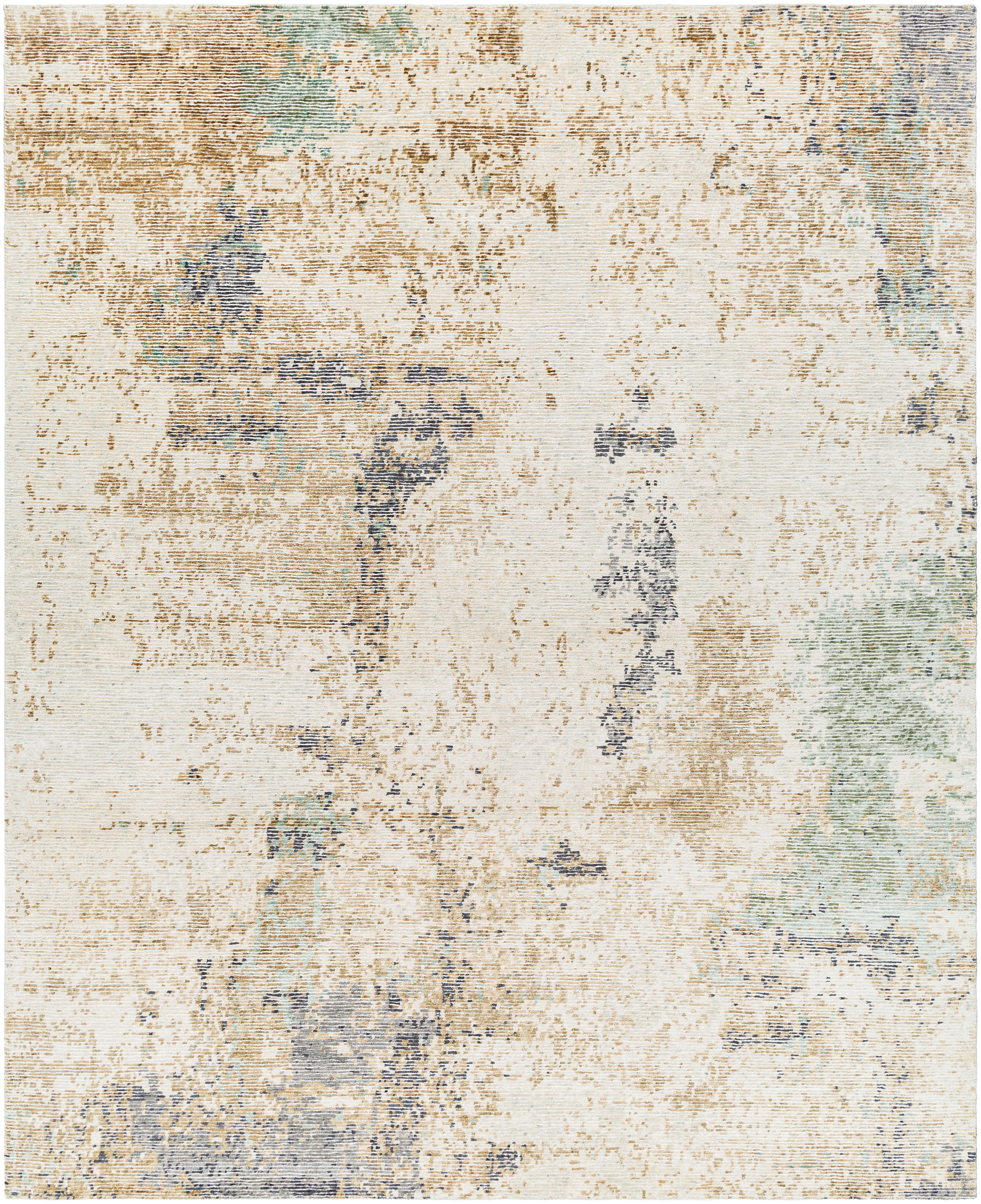 Baranof Beige Indoor 9' x 12' Handmade Rug - Image 0
