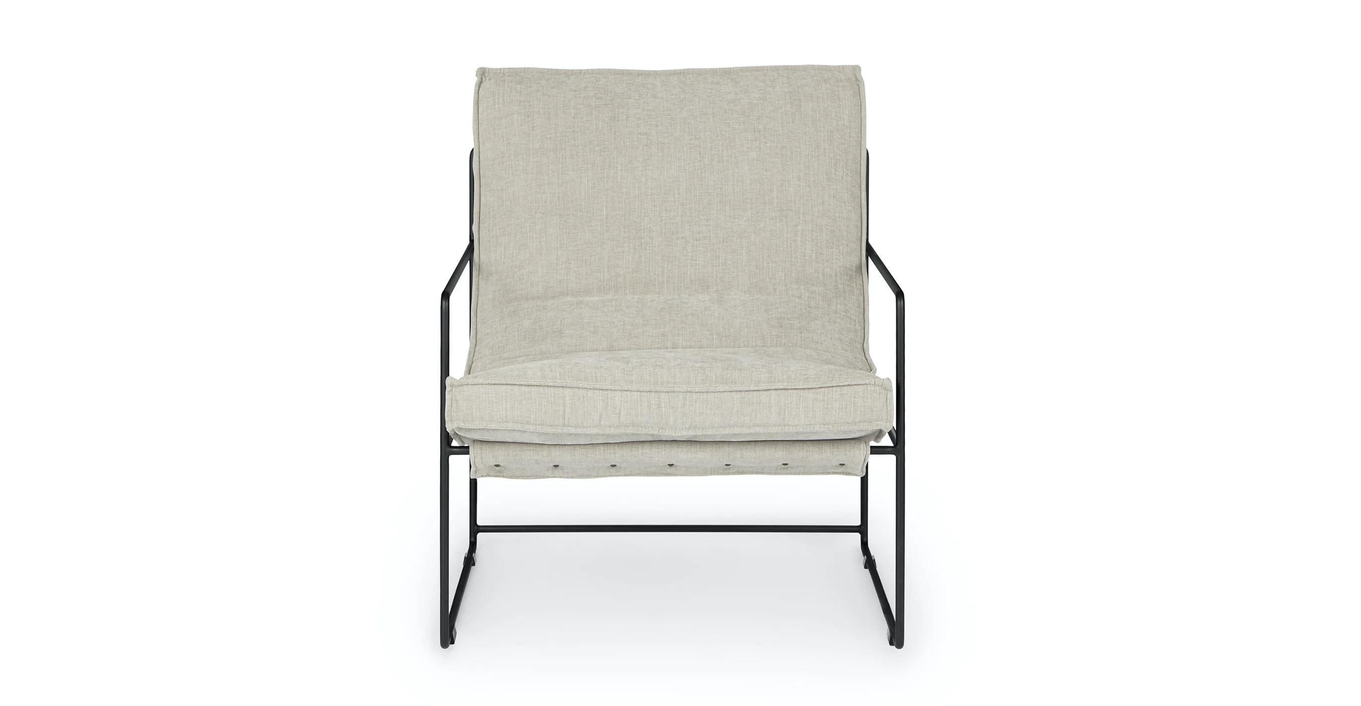 Entin Whistle Gray Lounge Chair - Image 1