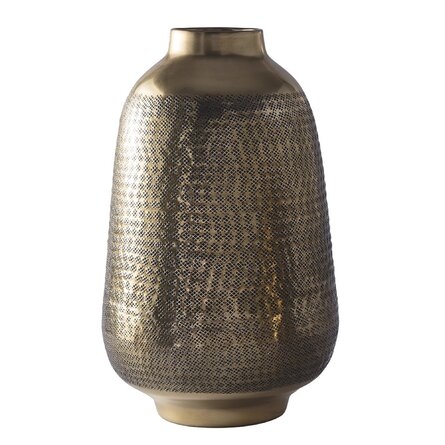 Brass Metal Table Vase, Set of 2 - Image 1