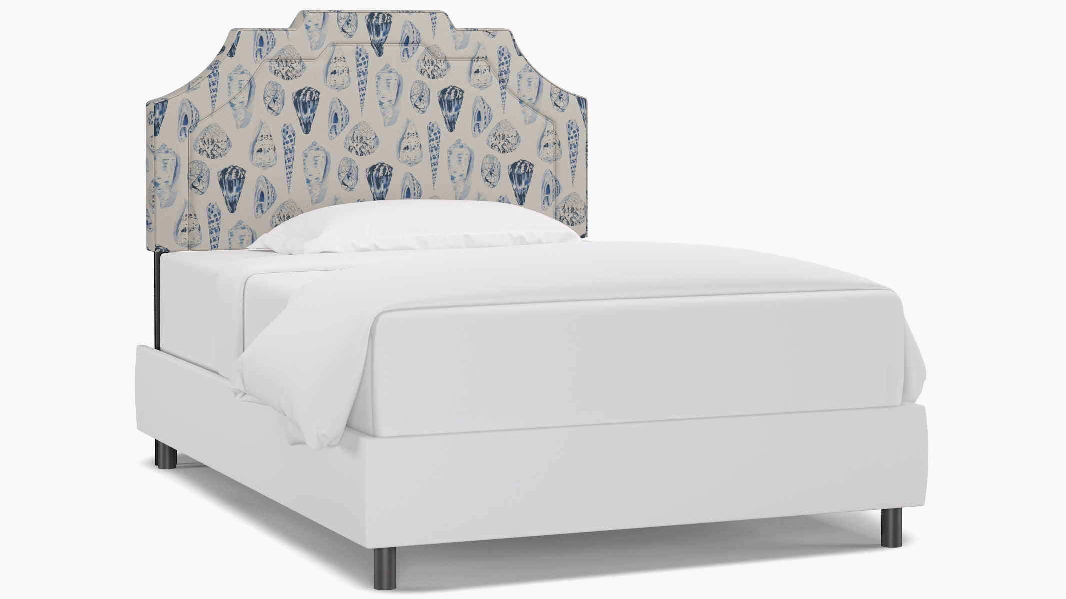 Art Deco Headboard, Porcelain Coquina, Full - Image 0