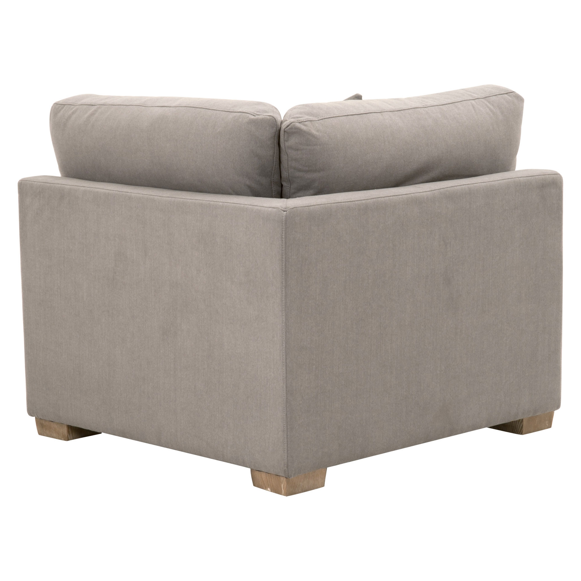 Hayden Modular Taper Sofa Corner Chair, LiveSmart Peyton-Slate, Natural Gray Oak - Image 5