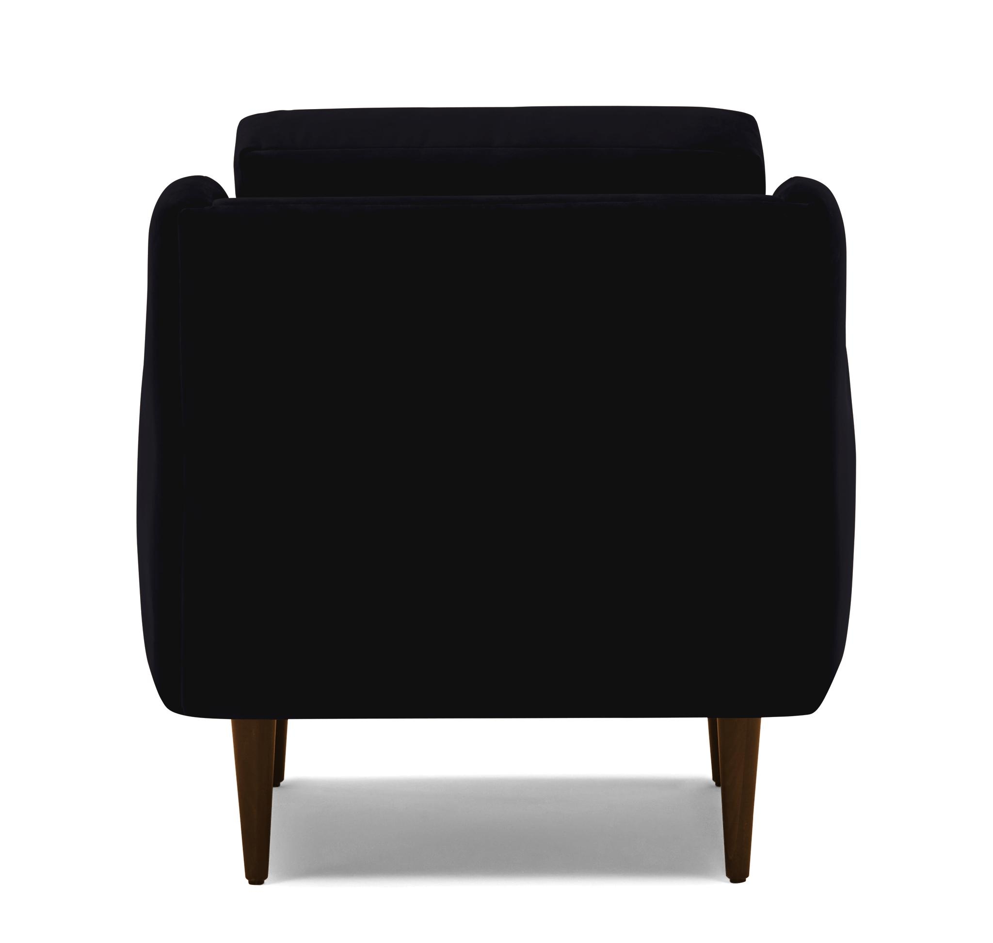 Black Bell Mid Century Modern Chair - Royale Gunmetal - Mocha - Image 4