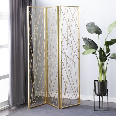 59.3'' 3 - Panel Folding Room Divider - Image 0