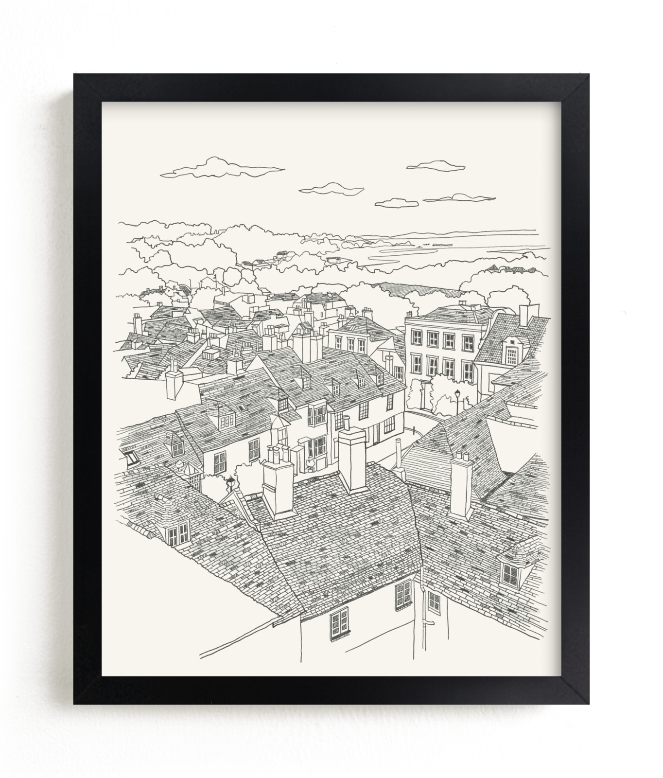 Rye Town Limited Edition Fine Art Print 2 - Image 0