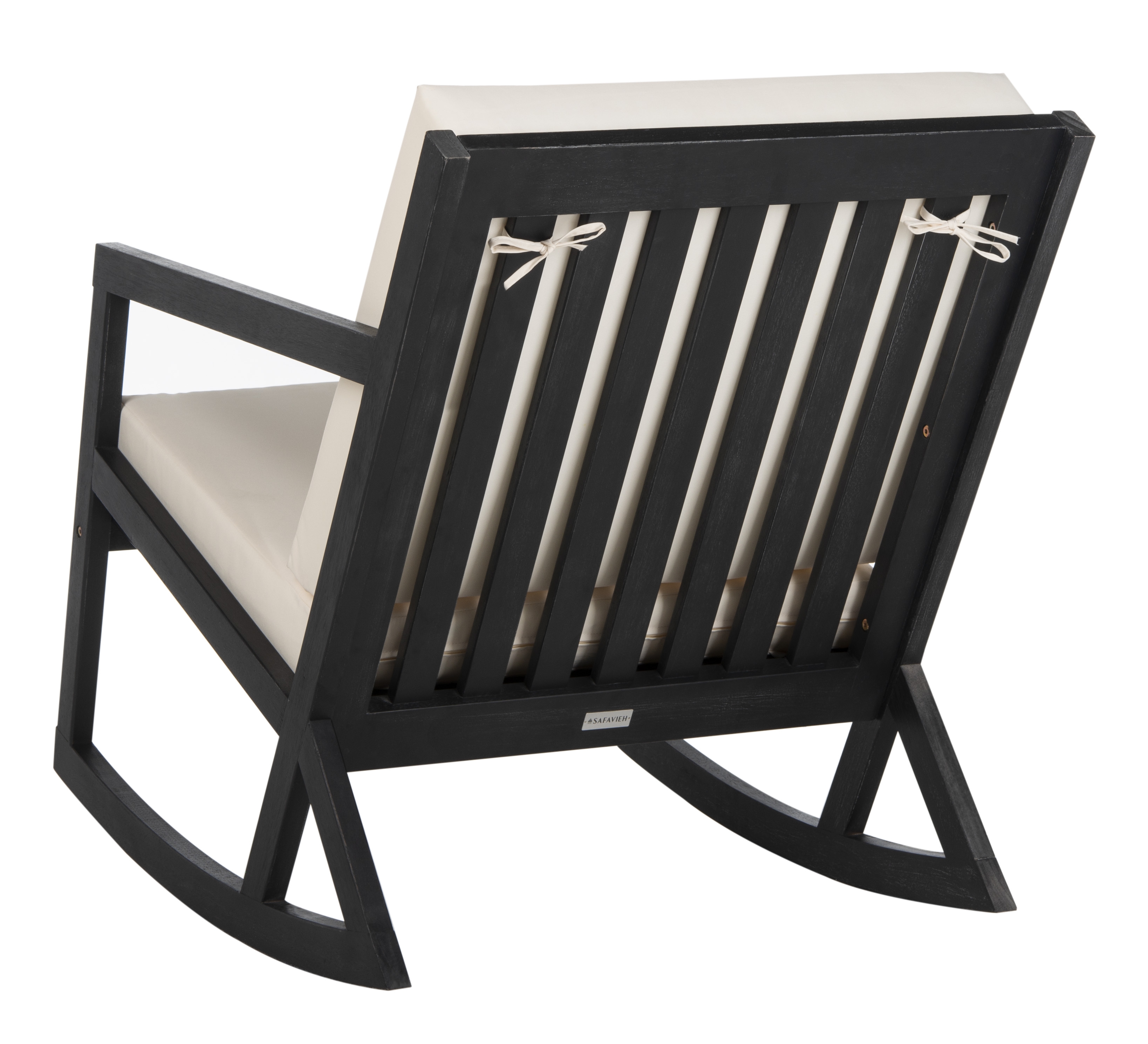 Vernon Rocking Chair - Black/White - Arlo Home - Image 4