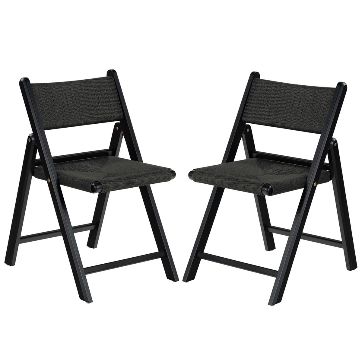 Shaylie Folding Dining Chair - Black - Image 0
