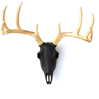 Faux Taxidermy Buck Skull Wall Décor - Image 0