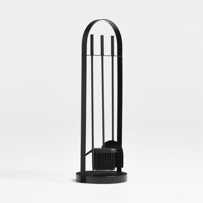 Black Arch Fireplace Tools - Image 2