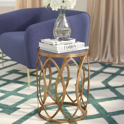 Crewkerne Glass Top Frame End Table - Image 0