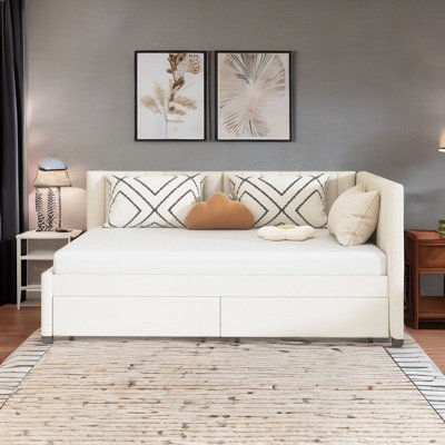 Full Size Upholstered Daybed(beige) - Image 0
