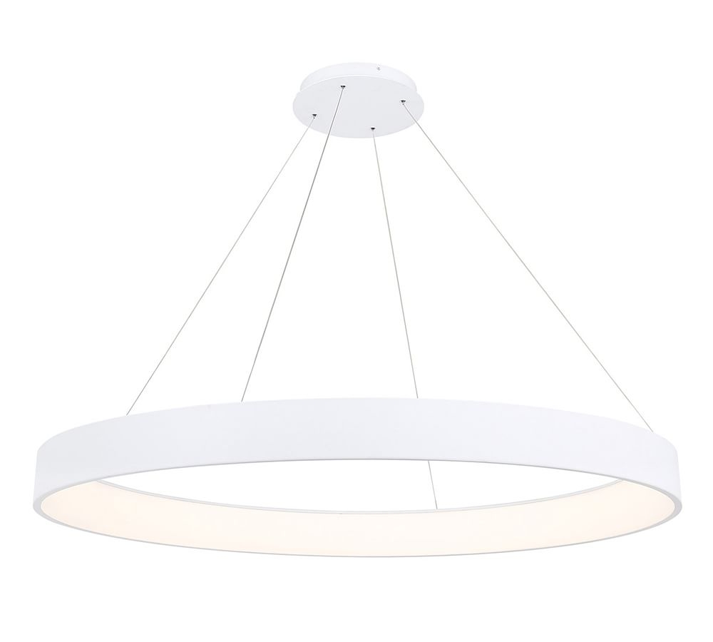 Sorso LED Pendant, White, 53" - Image 0