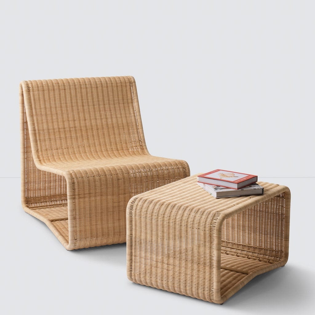 The Citizenry Liang Wicker Lounge Chair | Chair Only | Natural - Image 1