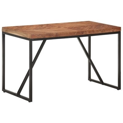 17 Stories Dining Table 78.7"X35.4"X29.9" Solid Acacia And Mango Wood - Image 0