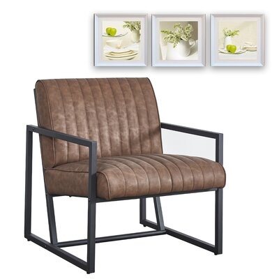 Angelissa 26'' Wide Armchair, Brown - Image 0