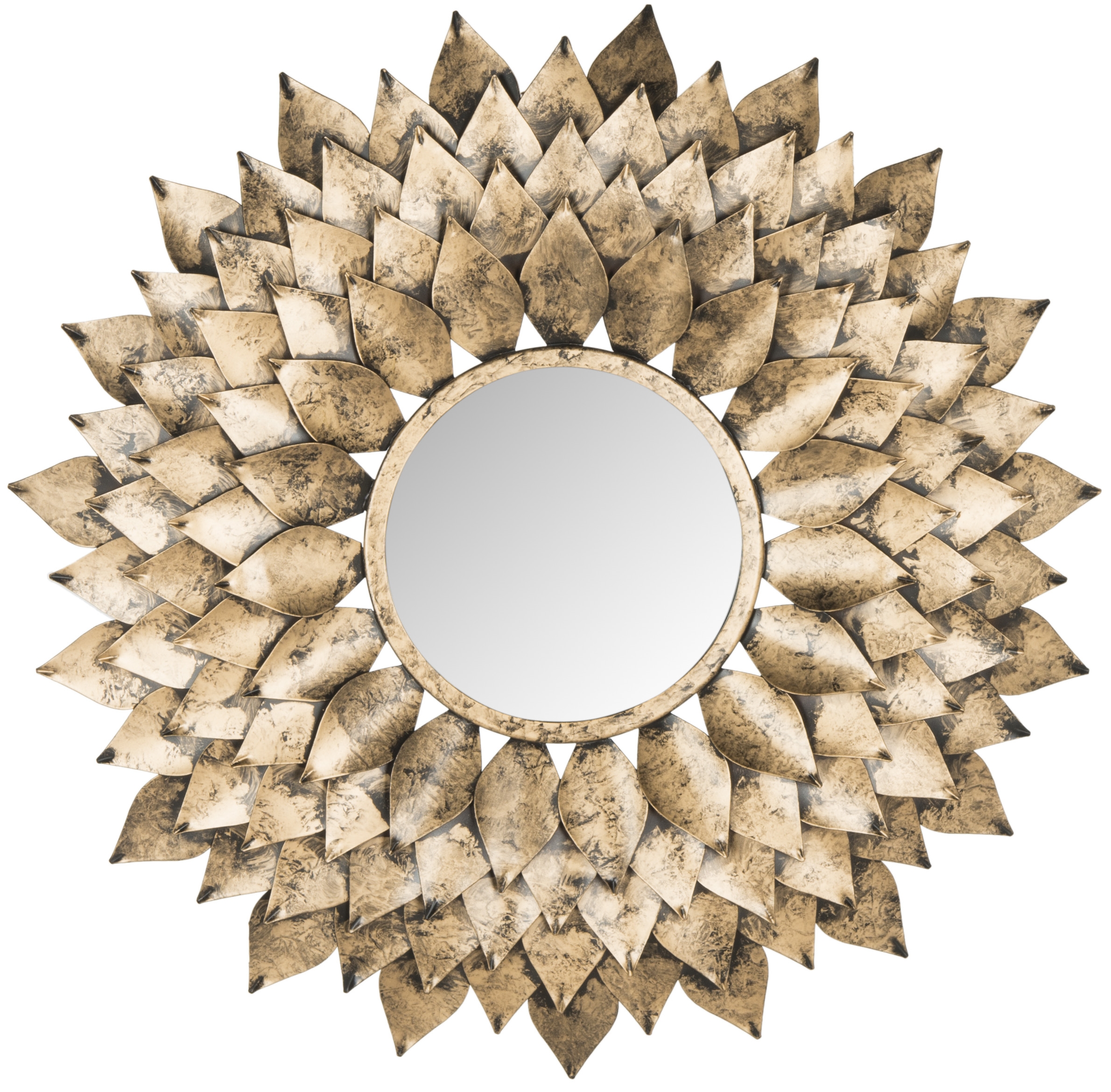 Provence Sunburst Mirror - Gold - Safavieh - Image 0