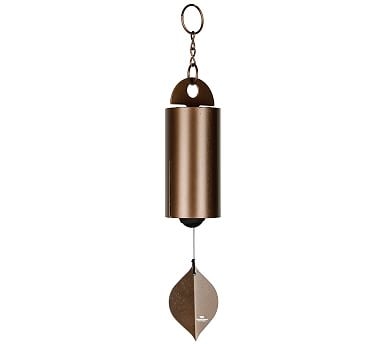Serene Bell Wind Chime, 24" - Antique Copper - Image 0