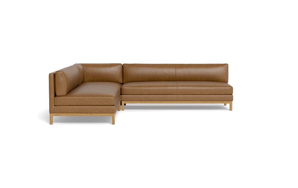 Jasper Leather Corner Sectional - Image 0