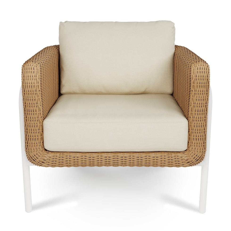 Aby 33" Outdoor Lounge Chair - Dravite Ivory - Image 2