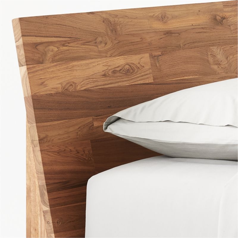 Dondra Teak Wood Queen Bed - Image 3