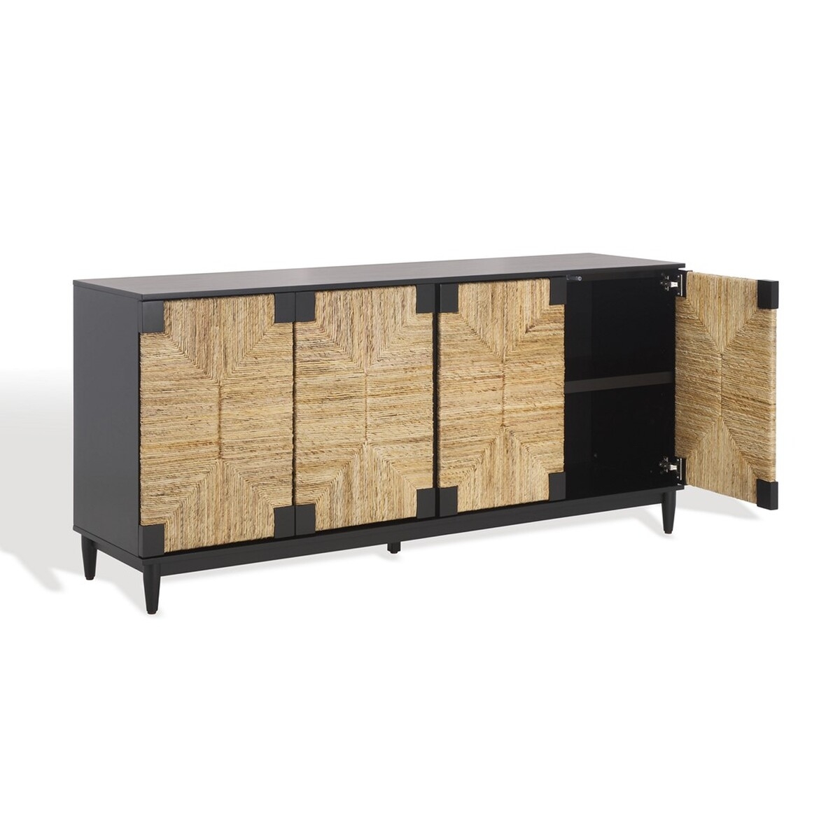 Roseanne Banana Stem Sideboard - Black/Natural - Image 6