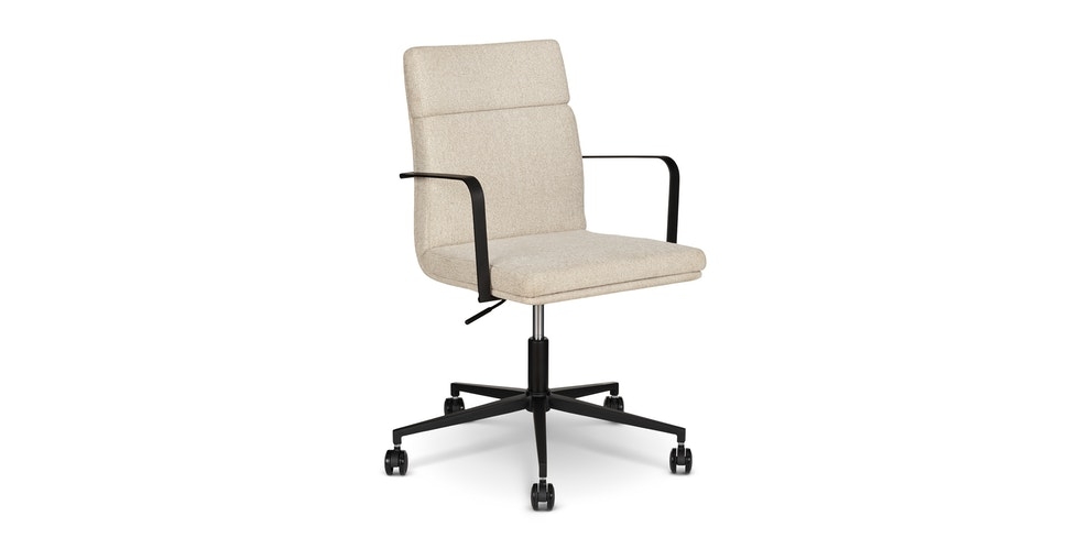 Gerven Office Chair - Cobblestone Ivory - Image 1