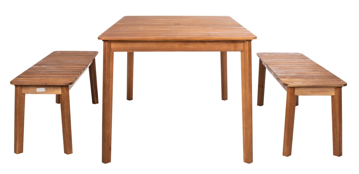 Europa Dining Set - Natural - Safavieh - Image 7