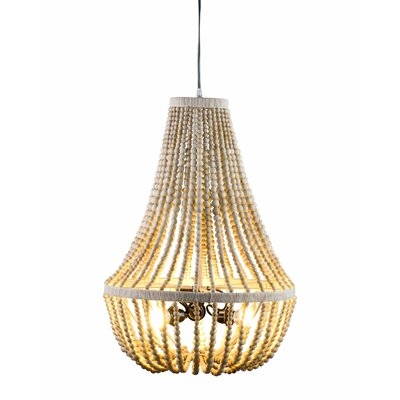 Tsakig 3 - Light Unique Tiered Chandelier with Beaded Accents - Image 0