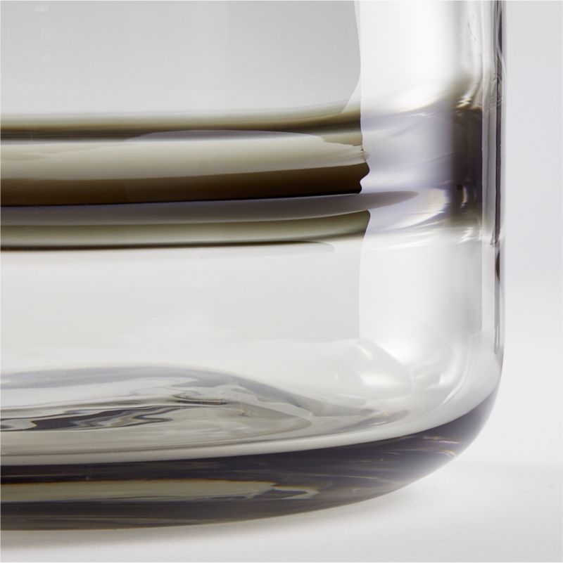Daydream Black Swirl Small Glass Vase - Image 5