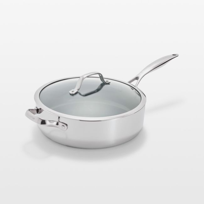 GreenPan ™ Valencia Pro Stainless Steel 5-Qt. Saute Pan with Lid & Helper Hand - Image 0