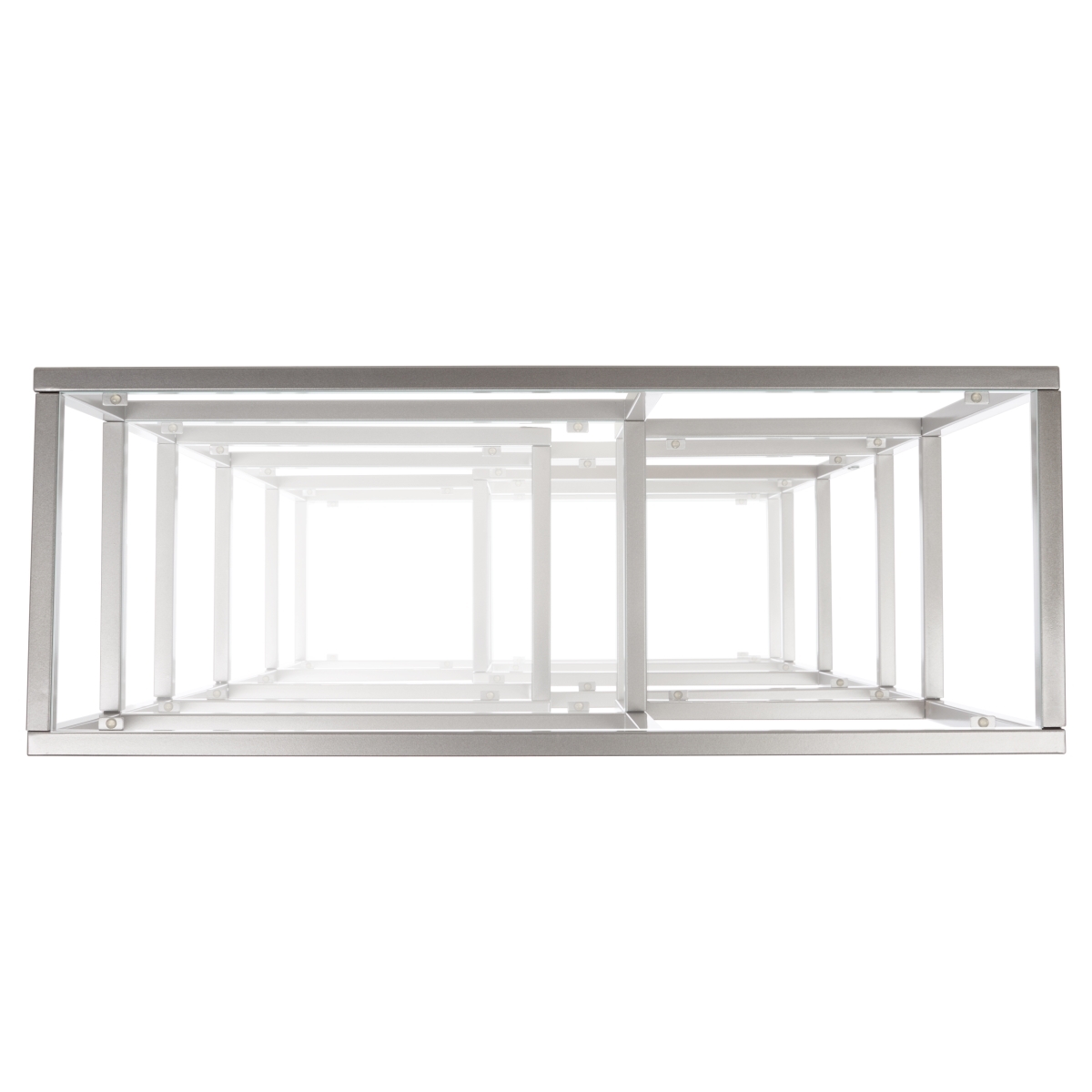 Ramie 9 Shelf Etagere - Silver / Clear - Safavieh - Image 5