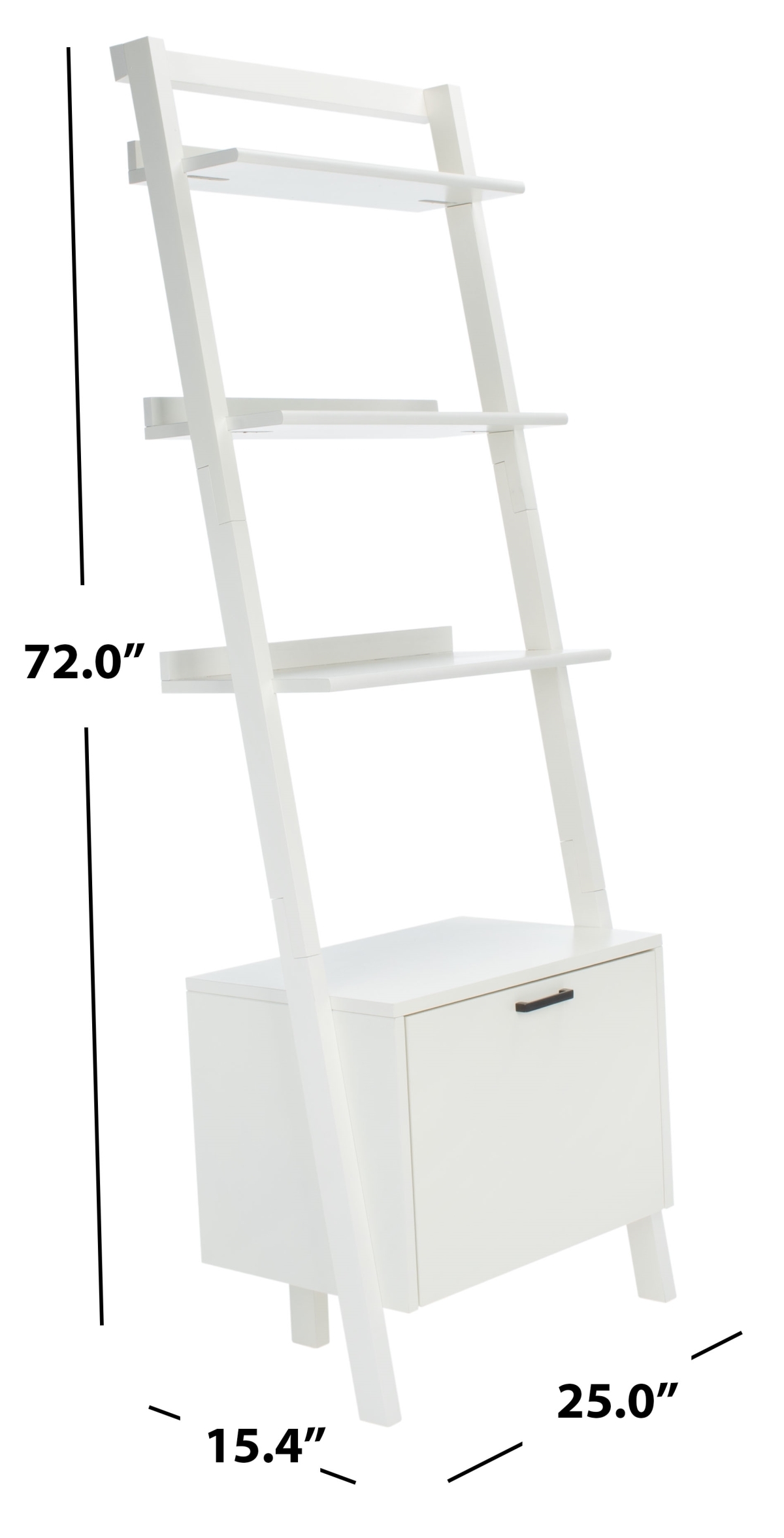Lavina 3 Shelf 1 Door Etagere - White - Safavieh - Image 9