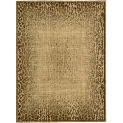Gabriela Abstract Wool Beige/Brown Area Rug - Image 0