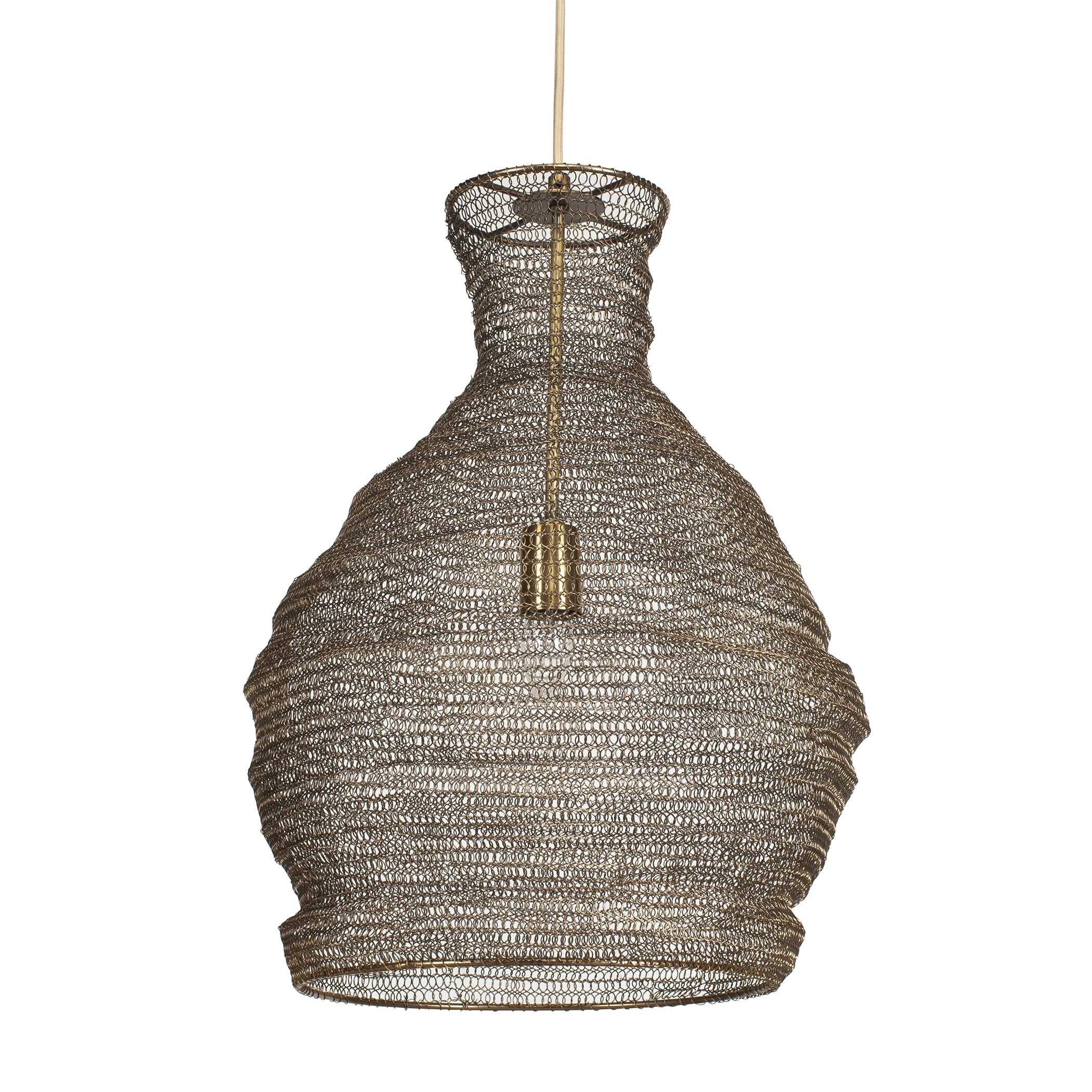 Murmur Woven Brass 1 Light Pendant - Image 2