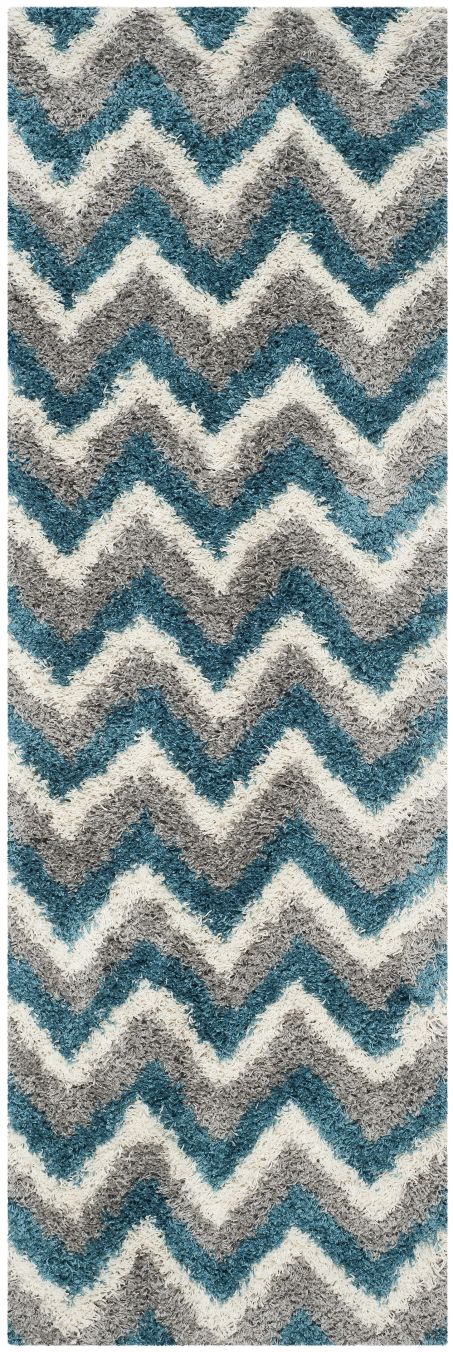 Arlo Home Woven Area Rug, SGK568C, Ivory/Blue,  2' 3" X 5' - Image 0