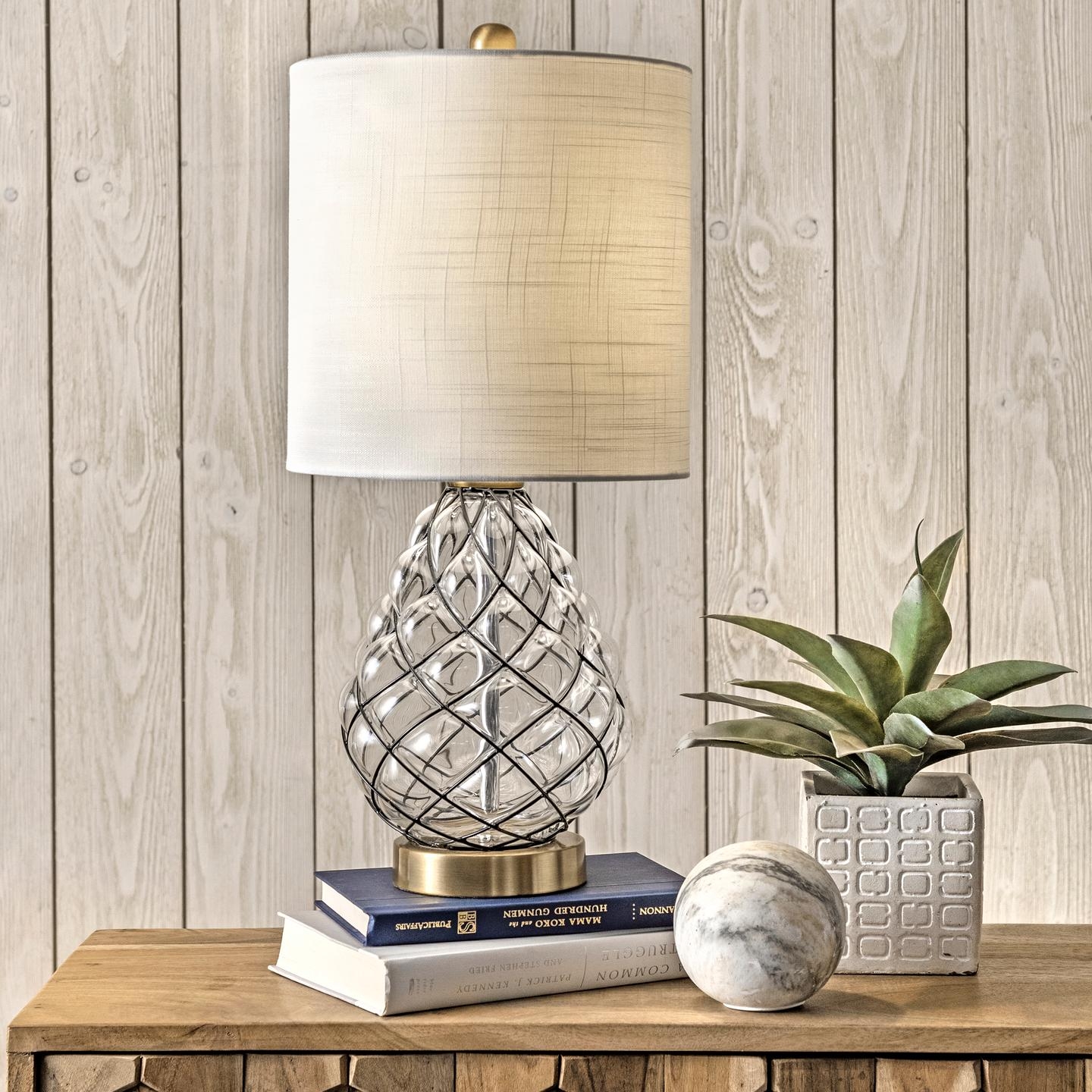 Beacon 21" Glass Table Lamp - Image 1
