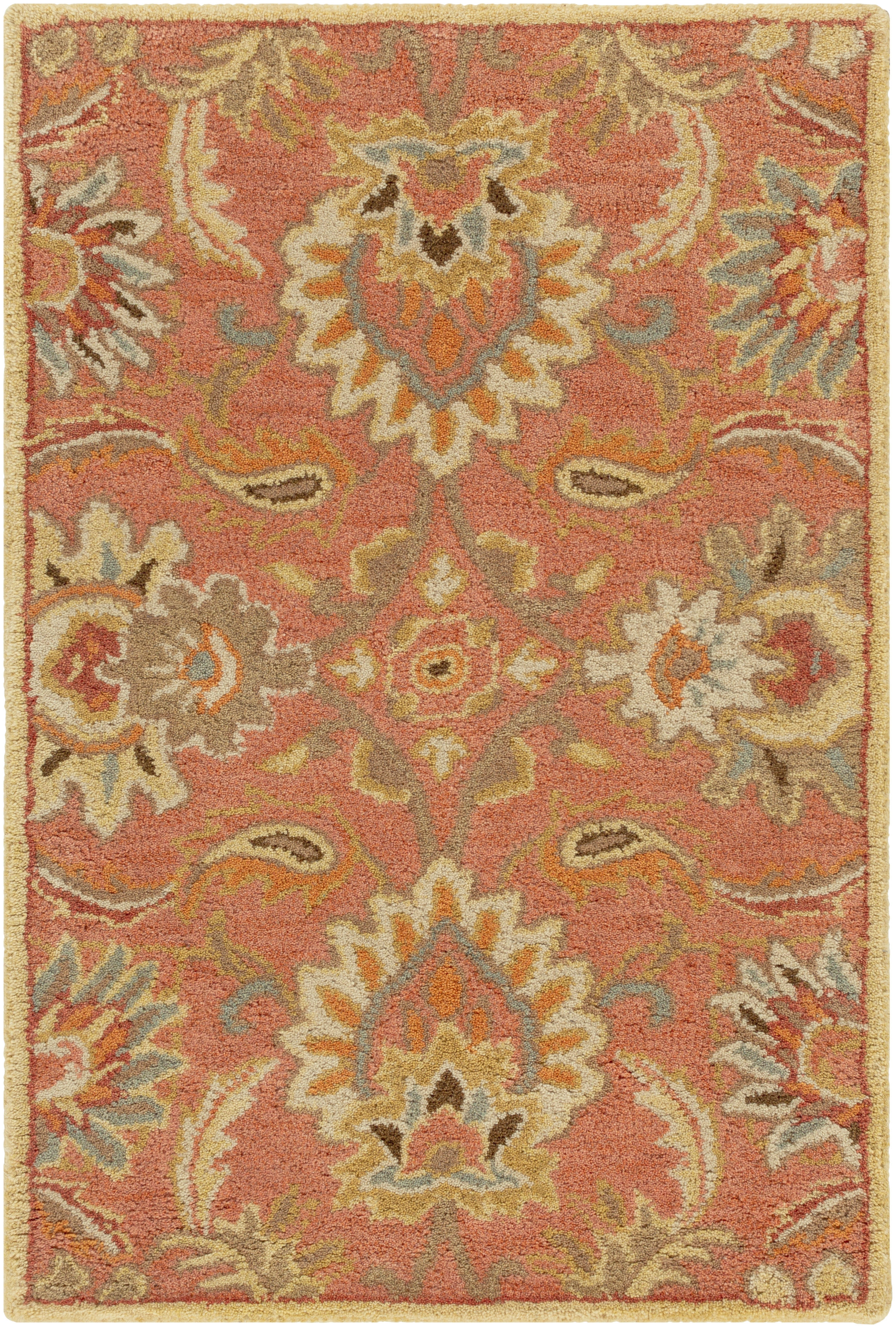 Caesar Beige Indoor 2' x 3' Handmade Rug - Image 0