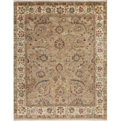 Passions Oriental Hand-Knotted Wool Blush/Ivory Area Rug - Image 0