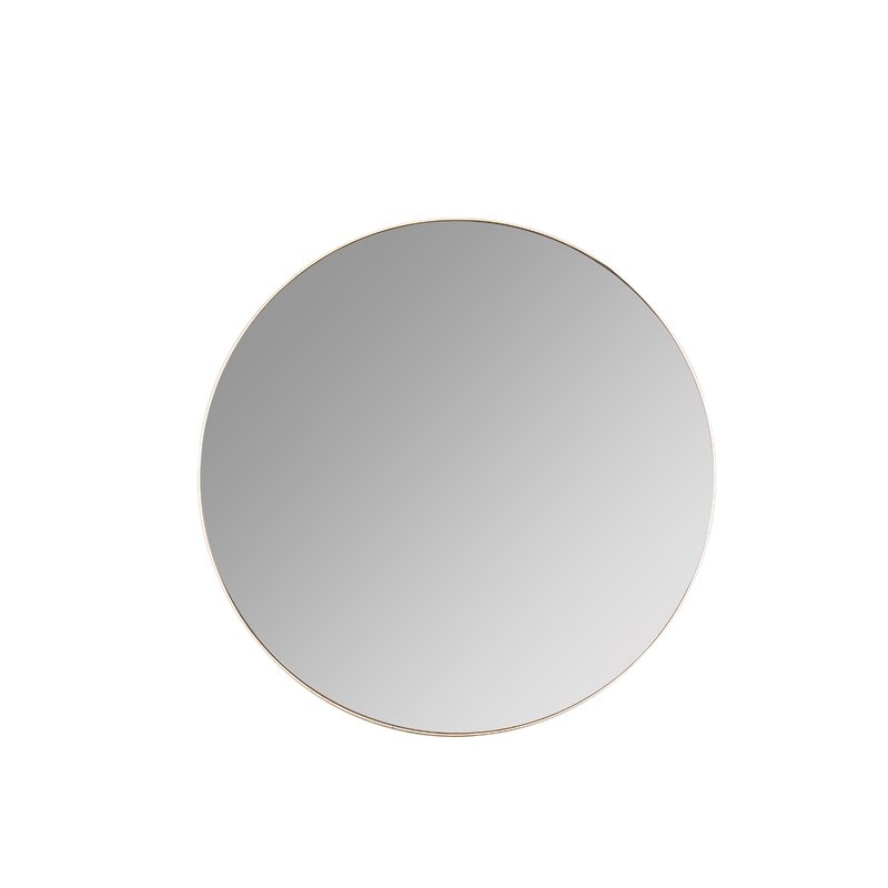 Franco Round Wall Mirror Finish: Gold - Image 0